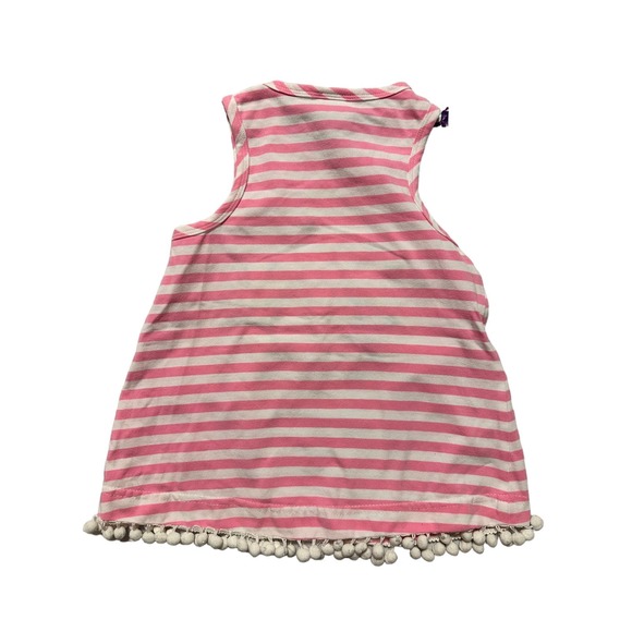 Molly & Millie Pink Striped Appliqué Ice Cream Tank Top Summer 2T - Picture 2 of 3